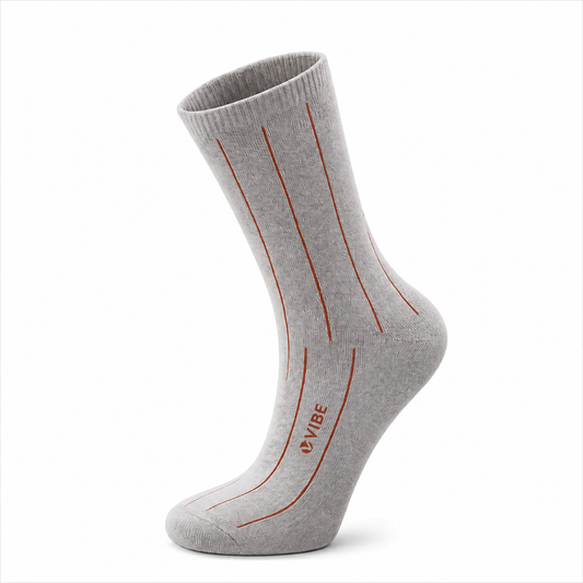 Vibeaid Neural Shield Sleep Socks | Copper-Carbon Medical Textile for Neuropathic Foot Comfort